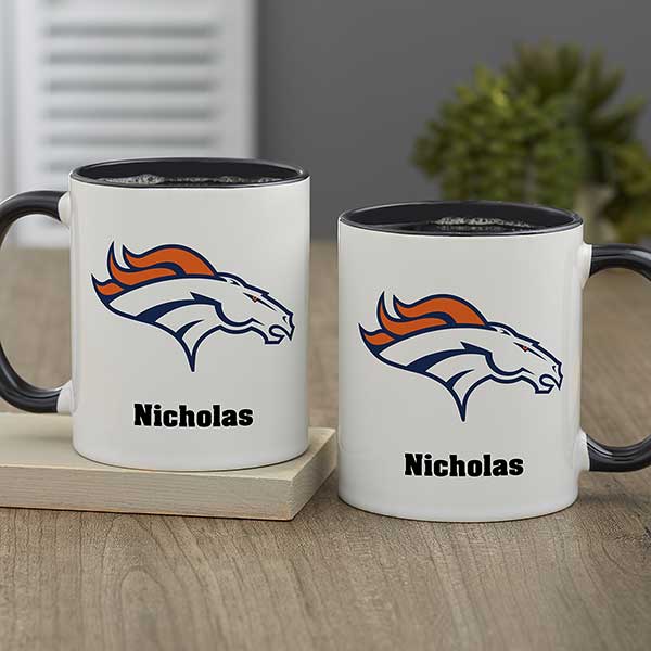 NFL Denver Broncos Personalized Coffee Mugs - 32943