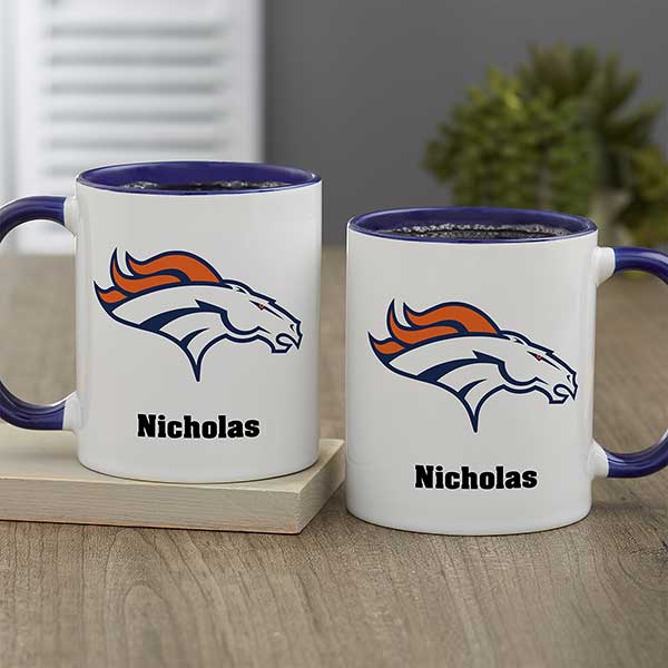 NFL Denver Broncos Personalized Coffee Mugs - 32943