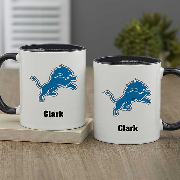 NFL Detroit Lions Personalized Coffee Mugs - 32944