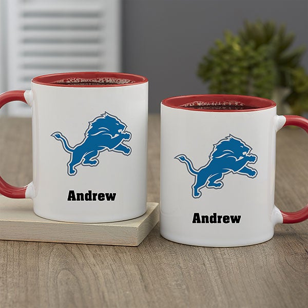 NFL Detroit Lions Personalized Coffee Mugs - 32944