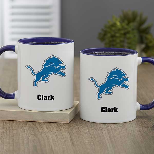 NFL Detroit Lions Personalized Coffee Mugs - 32944