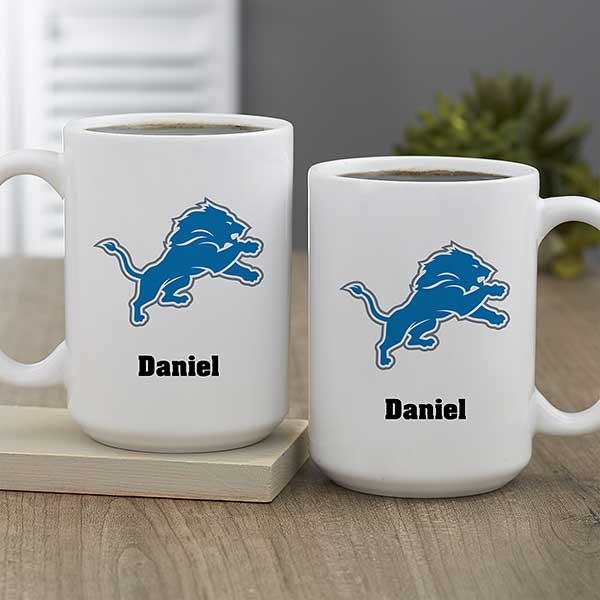 NFL Detroit Lions Personalized Coffee Mugs - 32944