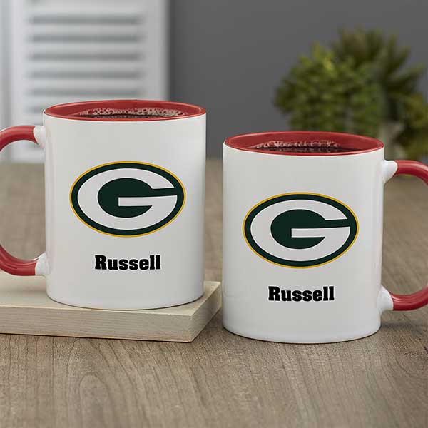 NFL Green Bay Packers Personalized Coffee Mugs - 32945