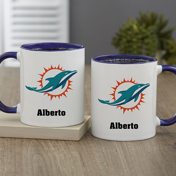 NFL Miami Dolphins Personalized Coffee Mugs - 32952