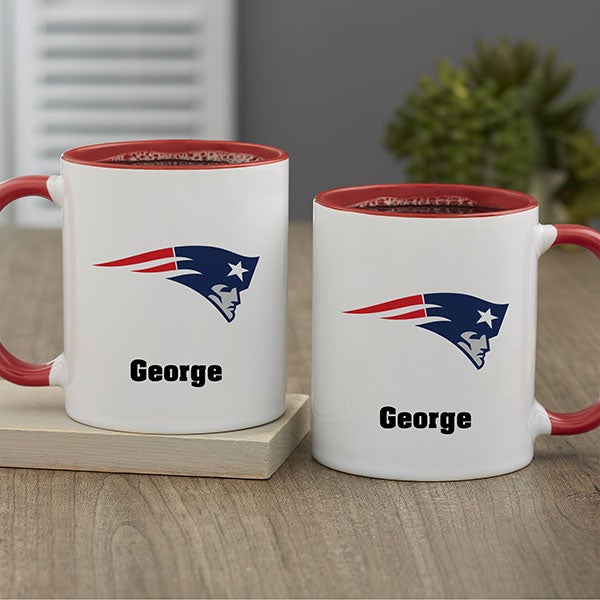 NFL New England Patriots Personalized Coffee Mugs - 32954