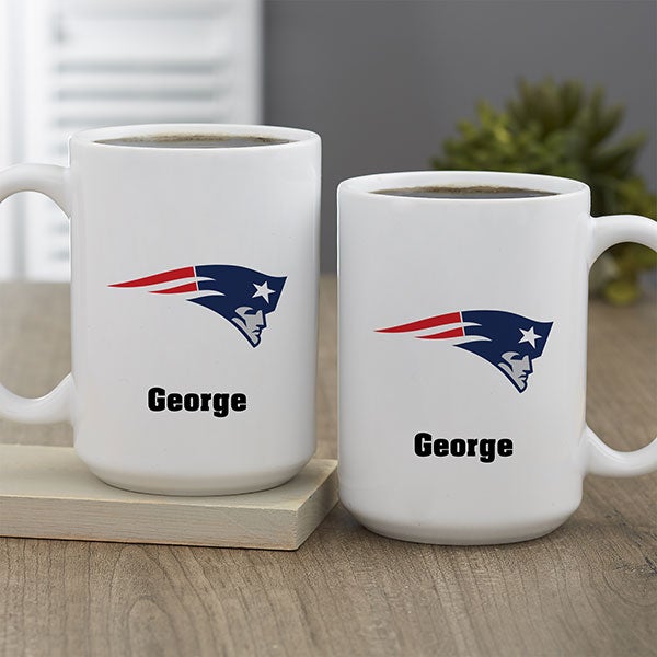 NFL New England Patriots Personalized Coffee Mugs - 32954