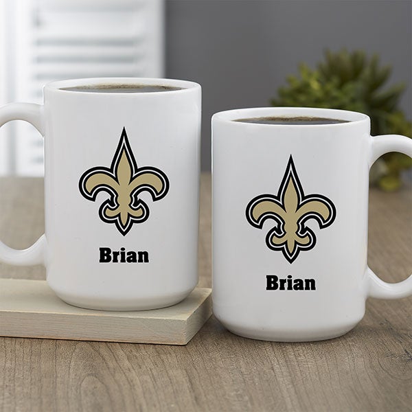 NFL New Orleans Saints Personalized Coffee Mugs - 32955