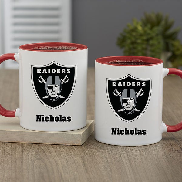 NFL Las Vegas Raiders Personalized Coffee Mug 11oz Red