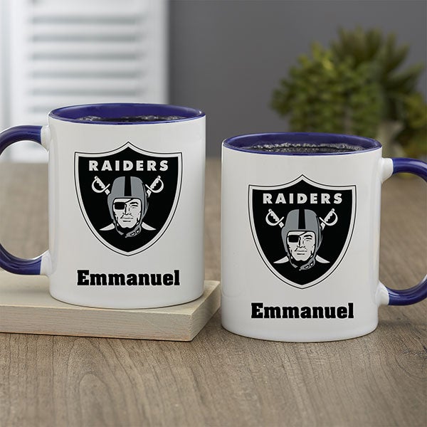 NFL Las Vegas Raiders Personalized Coffee Mug 11oz Blue
