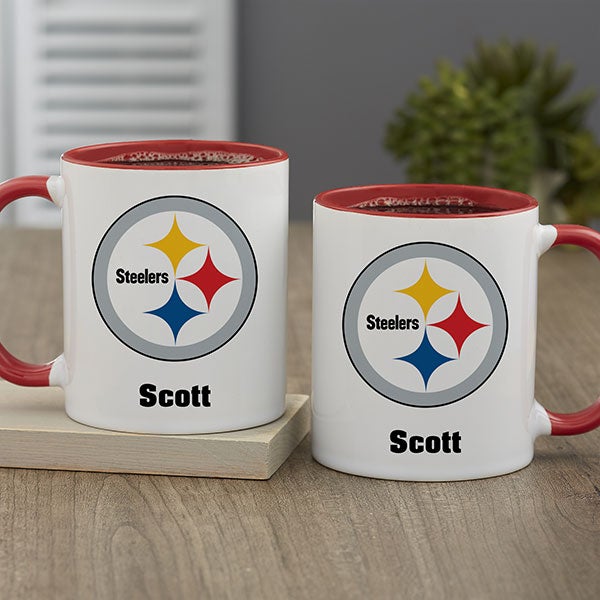 NFL Pittsburgh Steelers Personalized Coffee Mugs - 32960