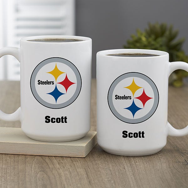 NFL Pittsburgh Steelers Personalized Coffee Mugs - 32960