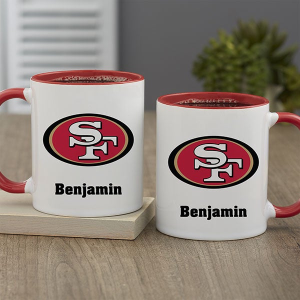 NFL San Francisco 49ers Personalized Coffee Mugs - 32961