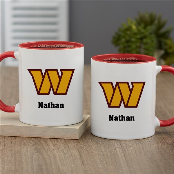 NFL Washington Football Team Personalized Coffee Mugs - 32965