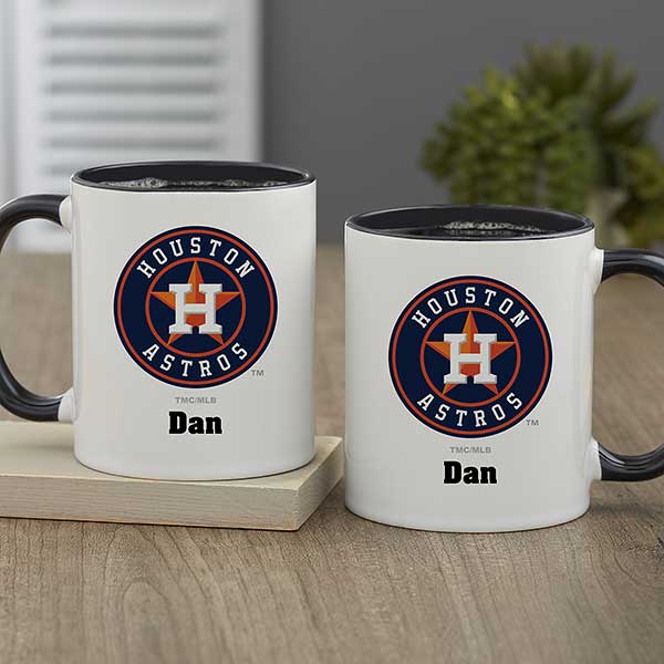 MLB Houston Astros Personalized Coffee Mug 11oz. Black