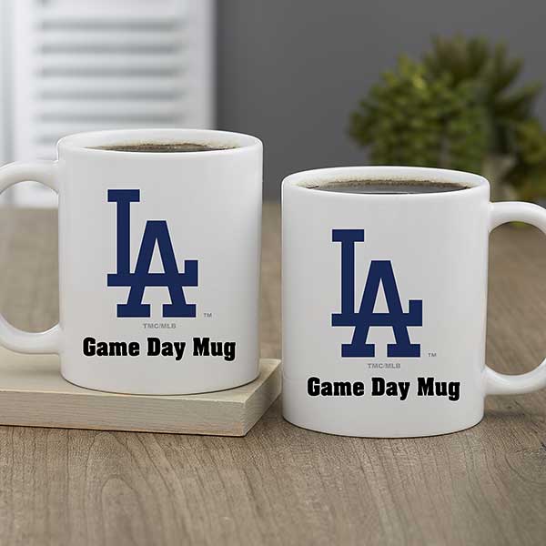 Los Angeles Dodgers Team Logo 16oz. Personalized Laser Etched Jump Mug