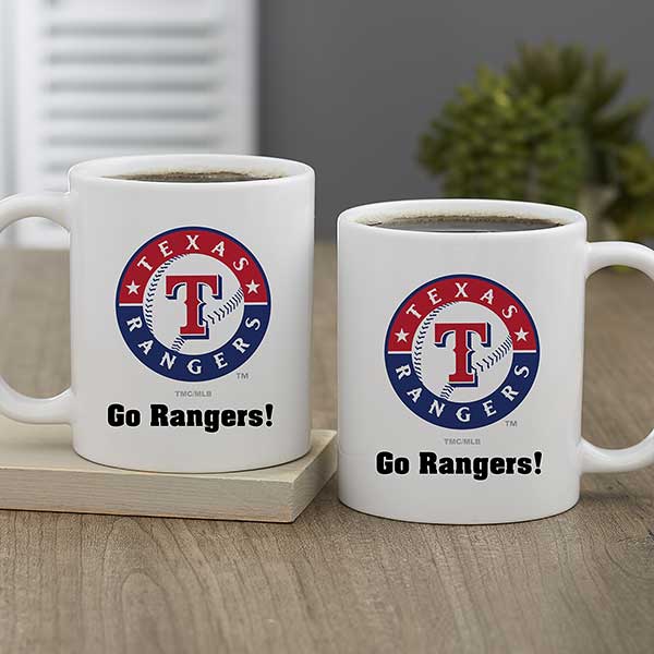 MLB Texas Rangers Personalized Coffee Mug 11 oz.- White