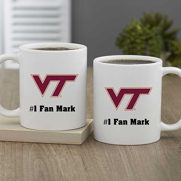 NCAA Virginia Tech Hokies Personalized Coffee Mugs - 33005