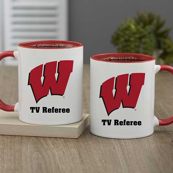 NCAA Wisconsin Badgers Personalized Coffee Mugs - 33006