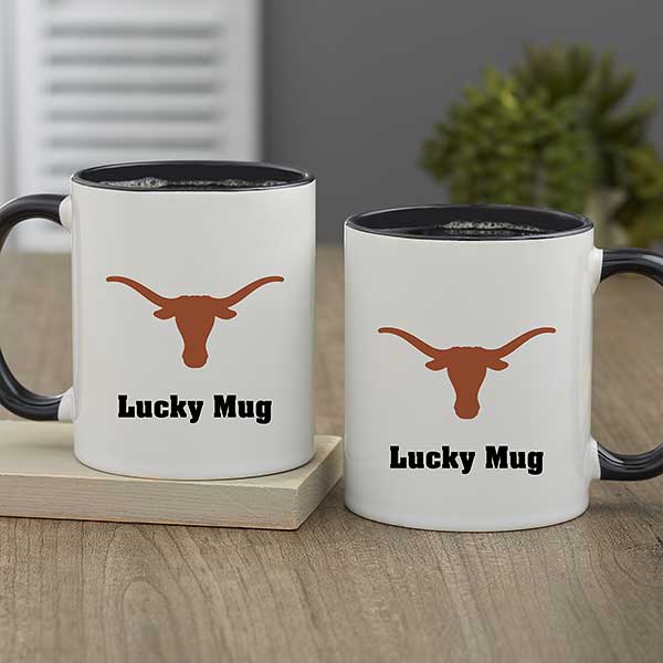 NCAA Texas Longhorns Personalized Coffee Mugs - 33009