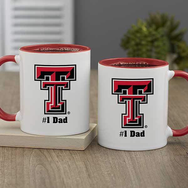 NCAA Texas Tech Red Raiders Personalized Coffee Mugs - 33015