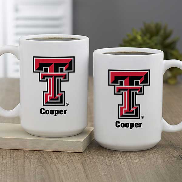 NCAA Texas Tech Red Raiders Personalized Coffee Mugs - 33015