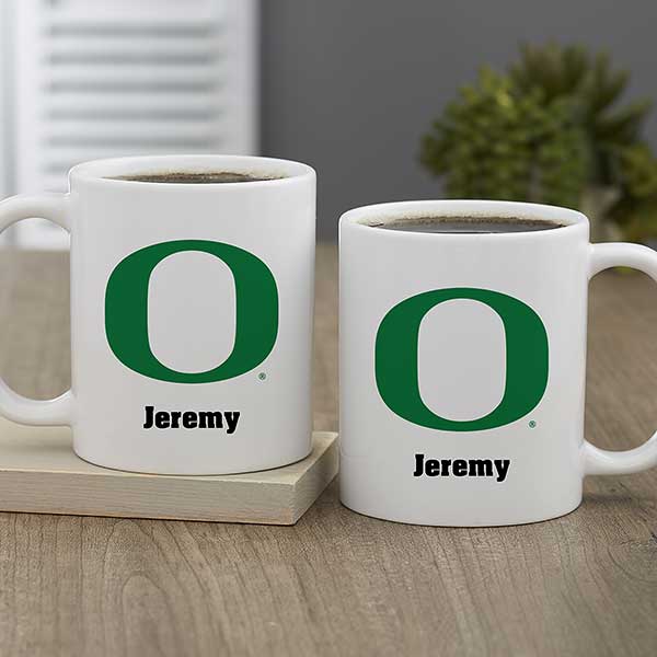 NCAA Oregon Ducks Personalized Coffee Mugs - 33019