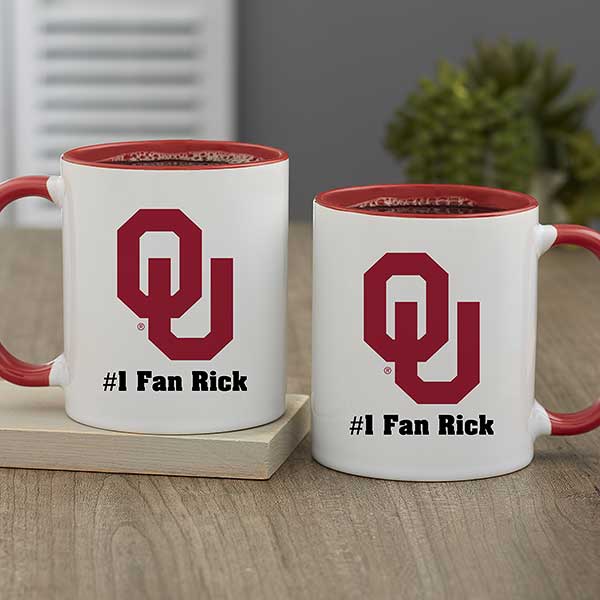 NCAA Oklahoma Sooners Personalized Coffee Mugs - 33021