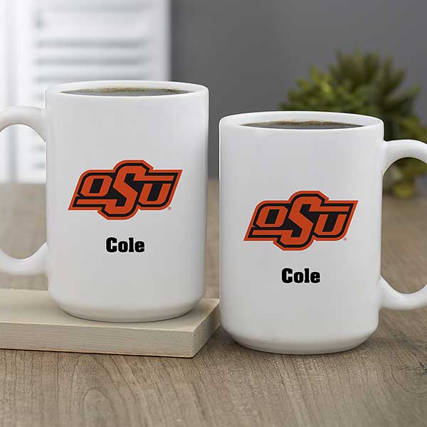 NCAA Oklahoma State Cowboys Personalized Coffee Mug 15oz White