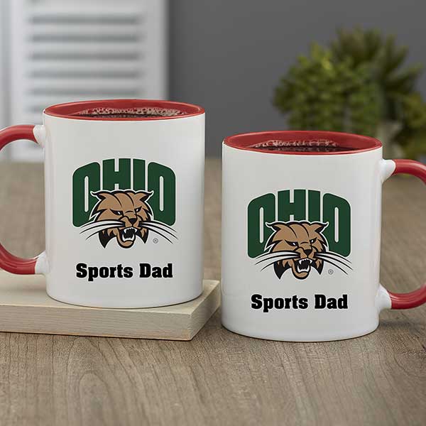 NCAA Ohio Bobcats Personalized Coffee Mugs - 33023
