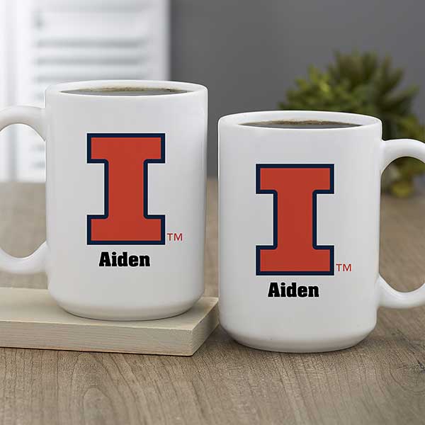 NCAA Illinois Fighting Illini Personalized Coffee Mugs - 33040