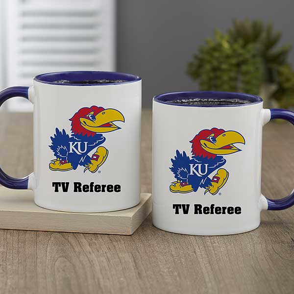 NCAA Kansas Jayhawks Personalized Coffee Mugs - 33042