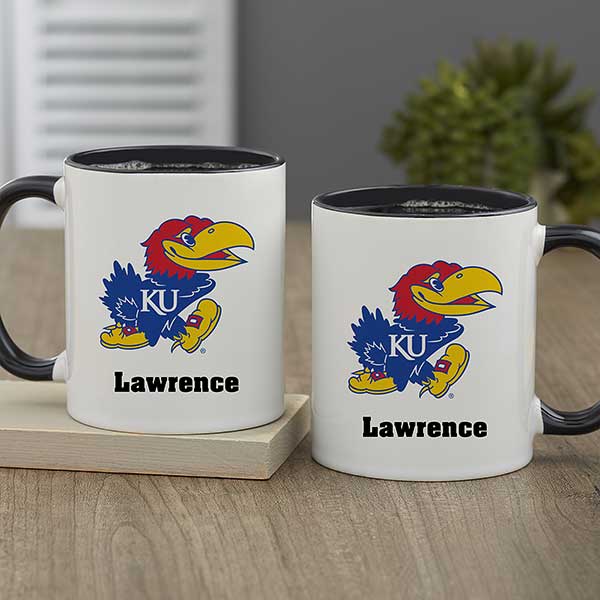 NCAA Kansas Jayhawks Personalized Coffee Mugs - 33042