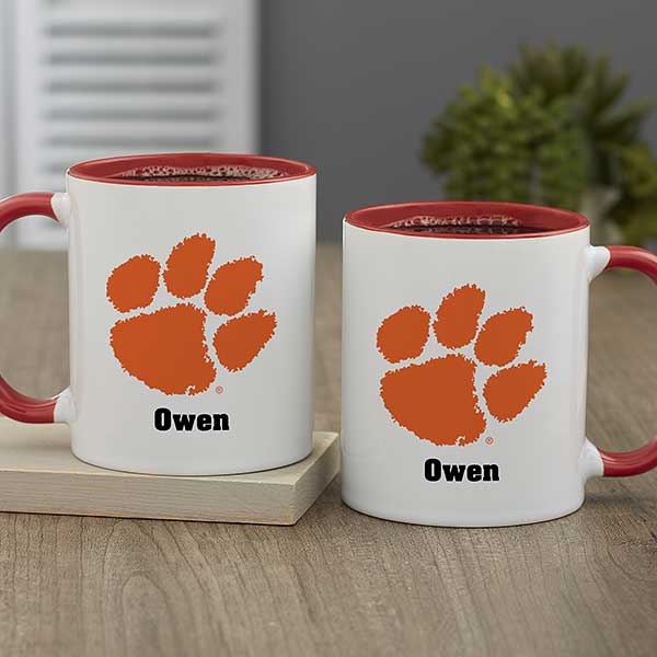 NCAA Clemson Tigers Personalized Coffee Mugs - 33049