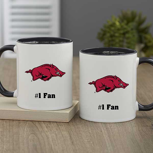 NCAA Arkansas Razorbacks Personalized Coffee Mugs - 33051