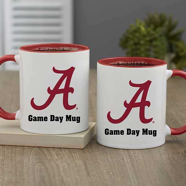 NCAA Alabama Crimson Tide Personalized Coffee Mug 15oz White  Alabama  crimson tide, Personalized coffee mugs, Alabama crimson