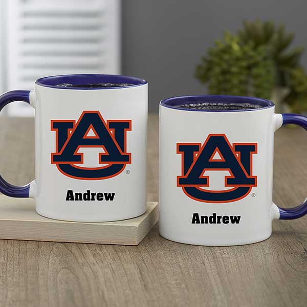 NCAA Auburn Tigers Personalized Coffee Mugs - 33055