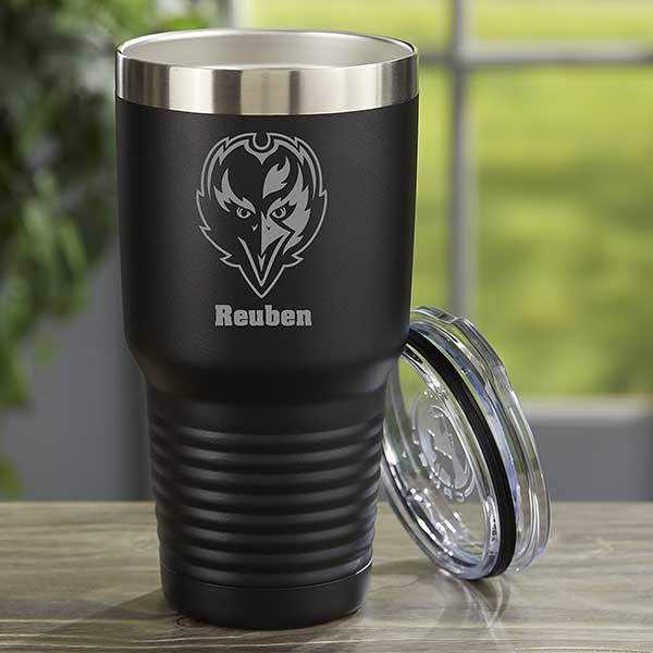 NFL Baltimore Ravens Personalized Stainless Steel Tumblers - 33060