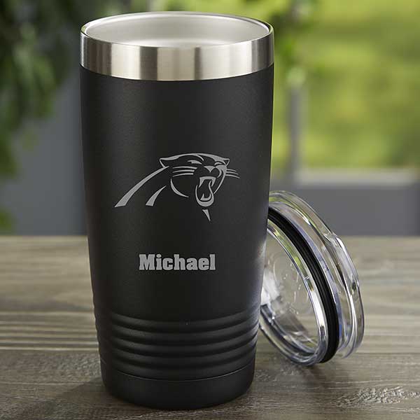 NFL Carolina Panthers Personalized Stainless Steel Tumblers - 33062