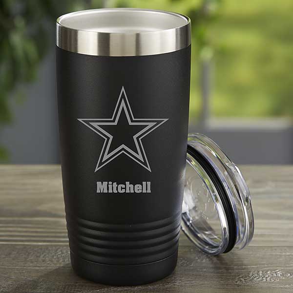 NFL Dallas Cowboys Personalized Stainless Steel Tumblers - 33066