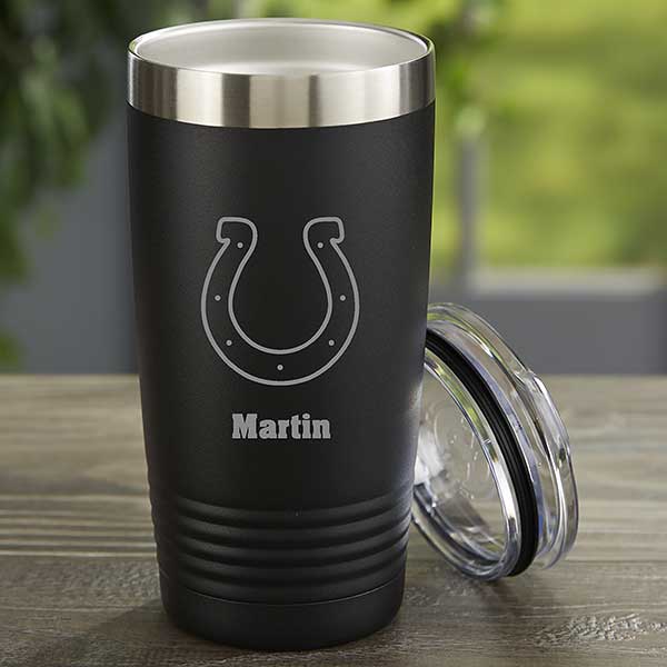 NFL Indianapolis Colts Personalized Stainless Steel Tumblers - 33071