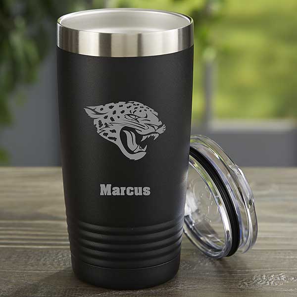 NFL Jacksonville Jaguars Personalized Stainless Steel Tumblers - 33072