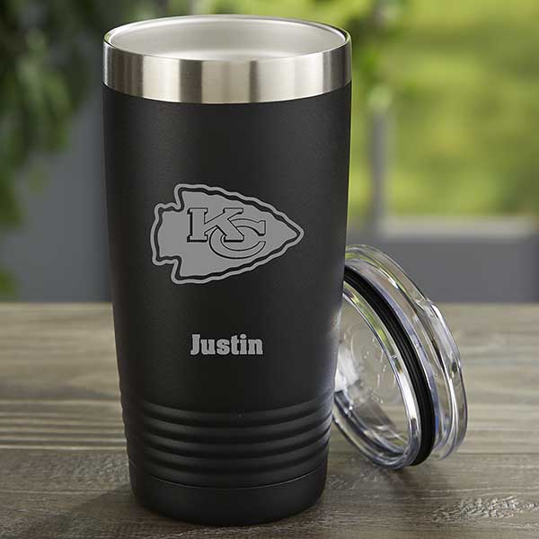 NFL Kansas City Chiefs Personalized Stainless Steel Tumblers - 33073