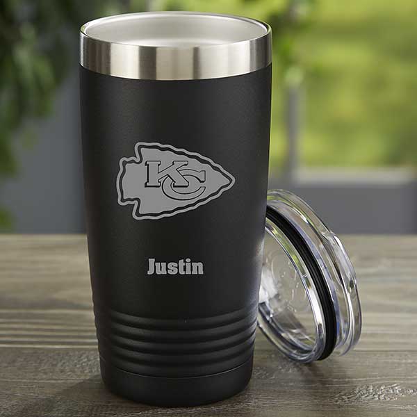 KC CHIEFS , Laser engraved 20 & 30oz oz yeti tumbler 