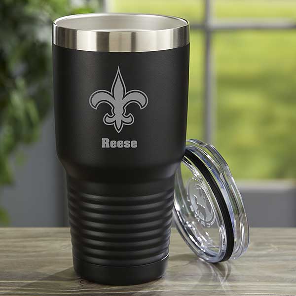 NFL New Orleans Saints Personalized Stainless Steel Tumblers - 33079
