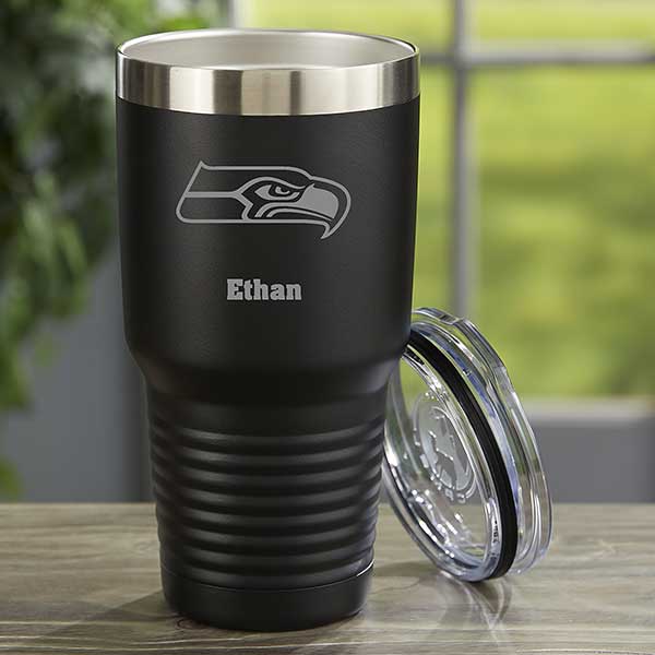 NFL Seattle Seahawks Personalized Stainless Steel Tumblers - 33086