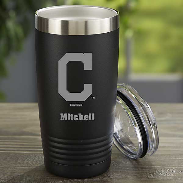 MLB Cleveland Guardians Personalized Stainless Steel Tumbler  - 33098