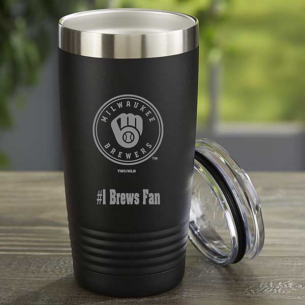 MLB Milwaukee Brewers Stainless Steel Tumbler - 30oz