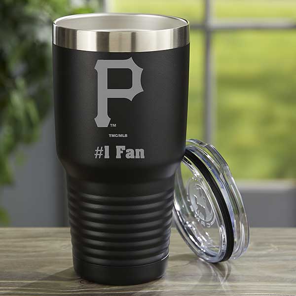 MLB Pittsburgh Pirates Personalized Stainless Steel Tumbler  - 33111