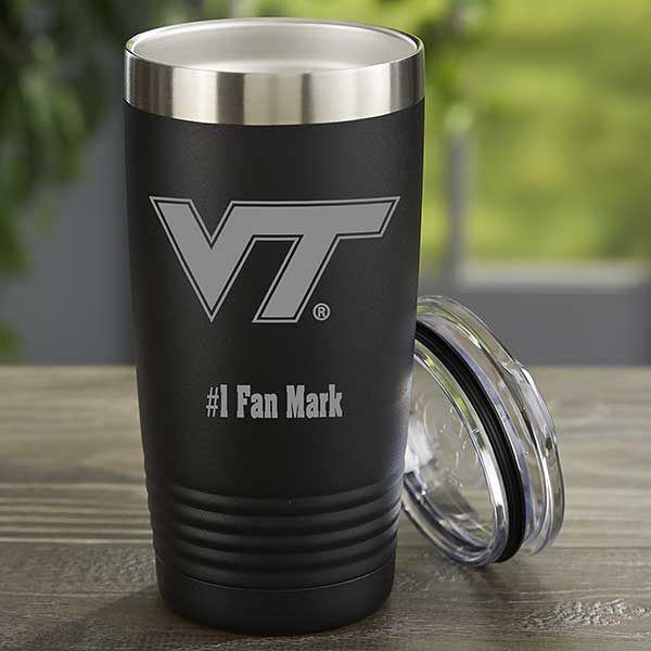 NCAA Virginia Tech Hokies Personalized Stainless Steel Tumblers - 33120