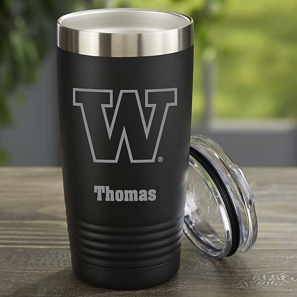 NCAA Wisconsin Badgers Personalized Stainless Steel Tumblers - 33121